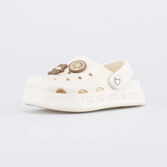 325153-01 Детские пляжные сабо бежевый для девочки бежевый