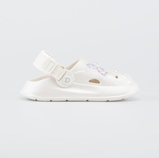 325166-02 Пляжная обувь для девочки Бабочки для девочки бежевый фото №2