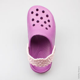 525008-01 Пляжная обувь сиреневая для девочки сиреневый фото №4