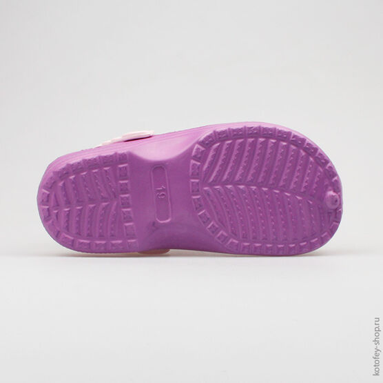 525008-01 Пляжная обувь сиреневая для девочки сиреневый фото №3
