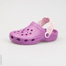 525008-01 Пляжная обувь сиреневая для девочки сиреневый