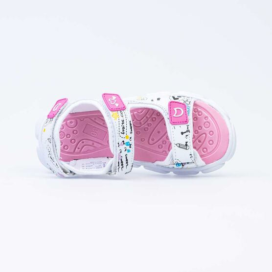 523064-11 Пляжная обувь для девочки бел-фук фото №4