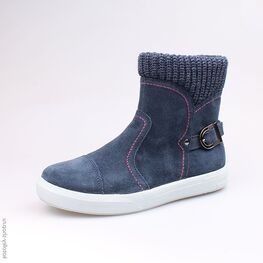 662129-31 Сапожки для девочки светло-синий