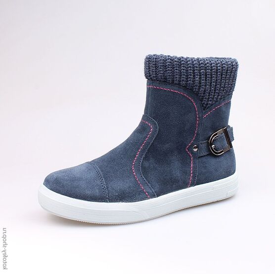 662129-31 Сапожки для девочки светло-синий