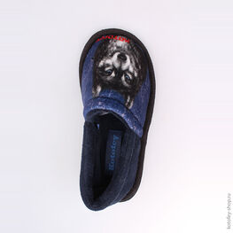 431107-11 Тапочки синие для мальчики светло-синий фото №4