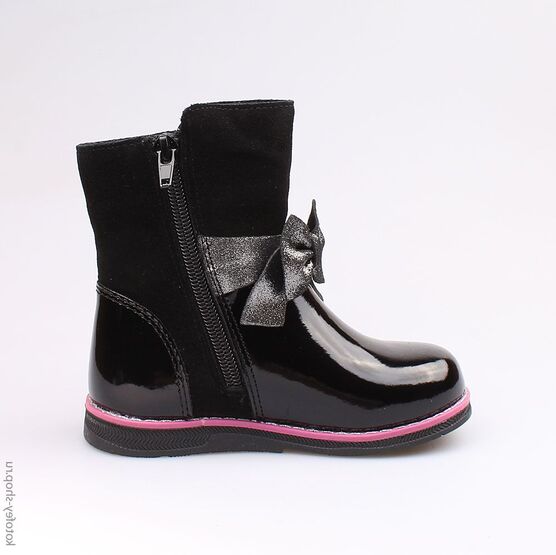 362081-32 Сапожки для девочки черный фото №2