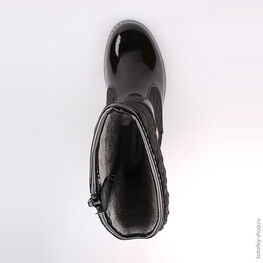 564049-31 Сапожки для девочки черный фото №4