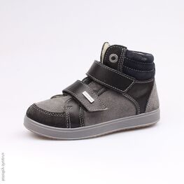 452097-31 Ботинки для мальчики серый-черный