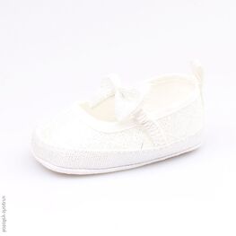 001070-11 Пинетки для девочки серебристый