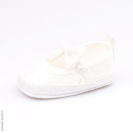 001070-11 Пинетки для девочки серебристый