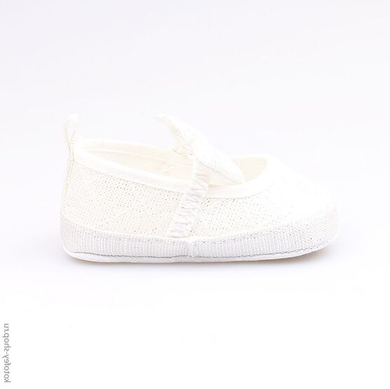 001070-11 Пинетки для девочки серебристый фото №2