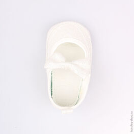 001070-11 Пинетки для девочки серебристый фото №4