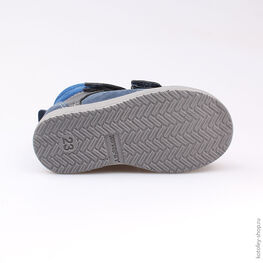 252117-32 Ботинки для мальчики светло-синий фото №3