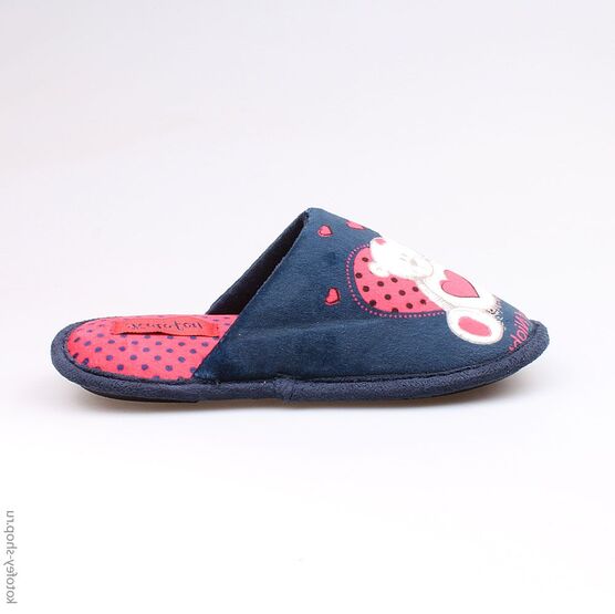 631076-11 Тапочки для девочки син-кра фото №2