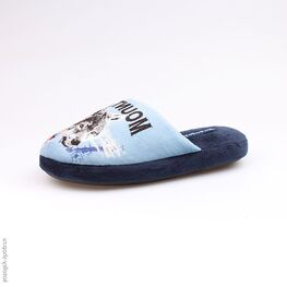 631077-11 Тапочки для мальчики гол-син