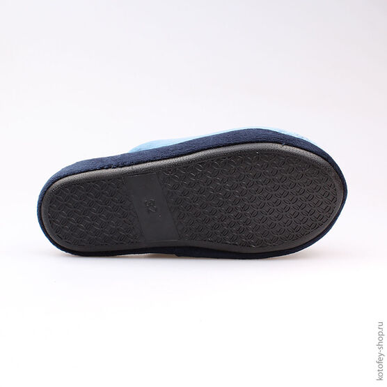 631077-11 Тапочки для мальчики гол-син фото №3