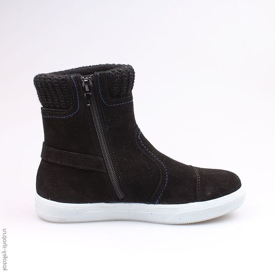 662129-32 Сапожки для девочки черный фото №2