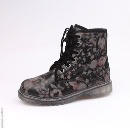552094-31 Ботинки для девочки черный
