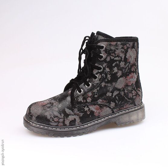 552094-31 Ботинки для девочки черный