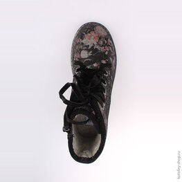 552094-31 Ботинки для девочки черный фото №4