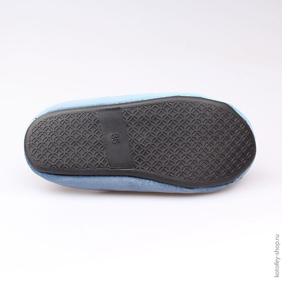 631070-11 Тапочки синие для мальчики светло-синий фото №3