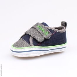 001064-12 Пинетки для мальчики син-зел