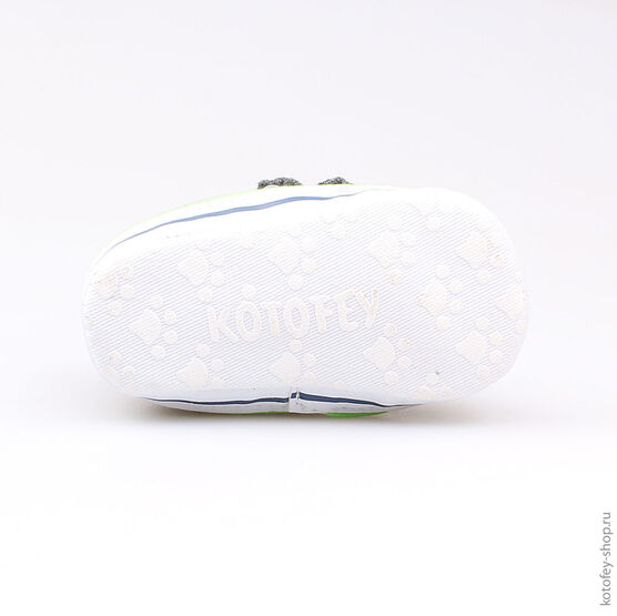 001064-12 Пинетки для мальчики син-зел фото №3