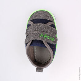 001064-12 Пинетки для мальчики син-зел фото №4