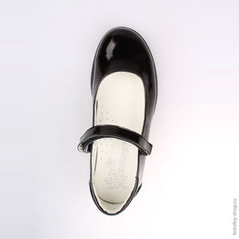 532166-21 Туфли для девочки черный фото №4