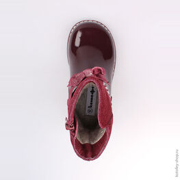 362081-31 Сапожки для девочки бордовый фото №4