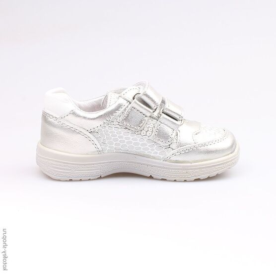 132100-21 Полуботинки для девочки серебристый фото №2