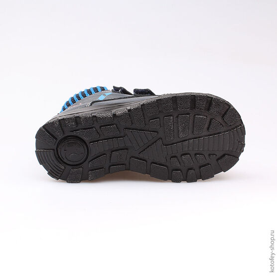 352110-32 Ботинки для мальчики светло-синий фото №3