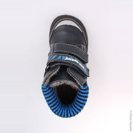 352110-32 Ботинки для мальчики светло-синий фото №4