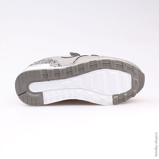 644175-72 Кроссовки для девочки серый фото №3