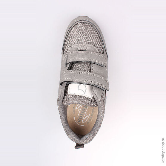 644175-72 Кроссовки для девочки серый фото №4