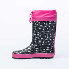 566179-11 Резиновые сапоги для девочки черный фото №3