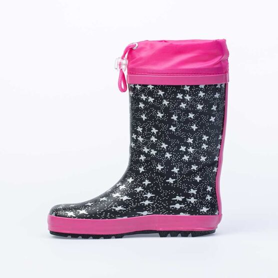 566179-11 Резиновые сапоги для девочки черный фото №3