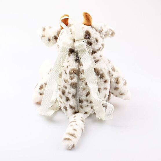 02003076-00 Плюшевый рюкзак Веселый Бычок для универсальные белый фото №3