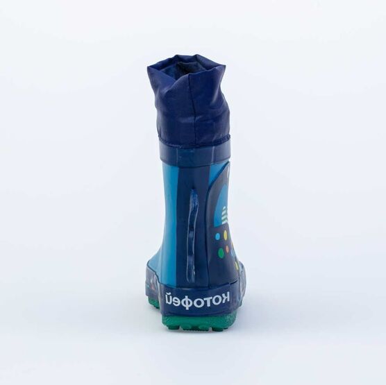 166120-11 Резиновые сапоги Дино 2 для мальчики светло-синий фото №2