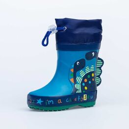 166120-11 Резиновые сапоги Дино 2 для мальчики светло-синий