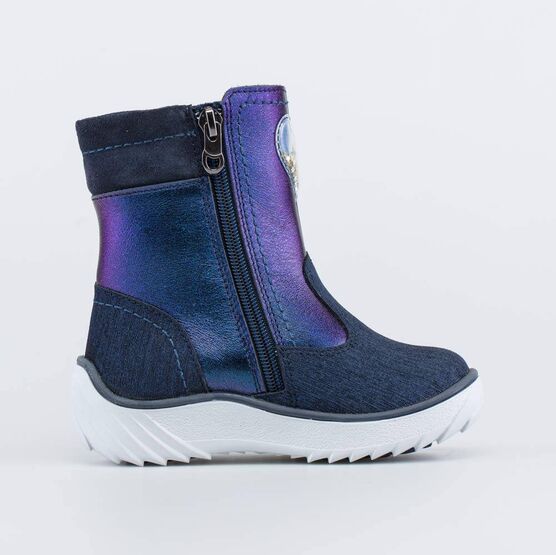 362106-52 Ботинки для девочки зимние для девочки синий фото №2