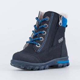 152297-52 Зимние ботинки для мальчика для мальчики синий
