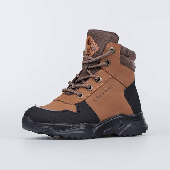 Зимние ботинки для мальчика для мальчики цвет коричневый купить за 3590 в  интернет-магазине Котофей с доставкой: цена, фото,отзывы