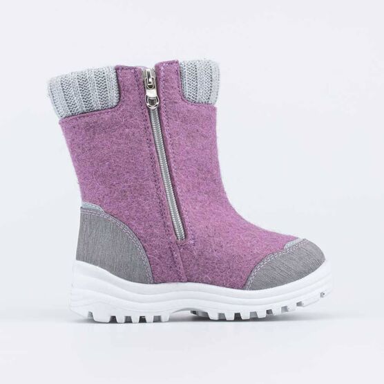 467050-43 Валенки на молнии Варежки сиреневый для девочки сиреневый фото №2