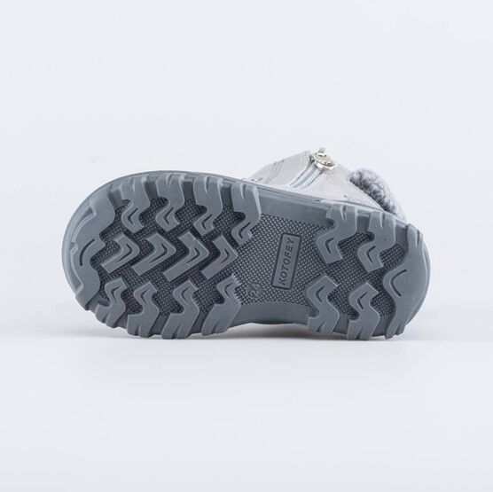 152296-53 Зимние ботинки для девочки для девочки серебристый фото №3