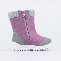 267060-43 Валенки на молнии Варежки сиреневый для девочки сиреневый фото №2