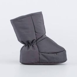 001107-44 Теплые меховые пинетки для мальчики серый фото №2