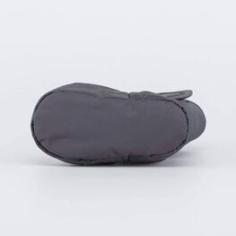 001107-44 Теплые меховые пинетки для мальчики серый фото №3