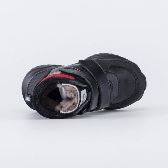352342-51 Зимние ботинки на липучках для мальчика для мальчики черный фото №4