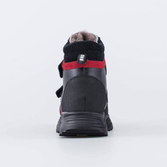 352342-51 Зимние ботинки на липучках для мальчика для мальчики черный фото №5